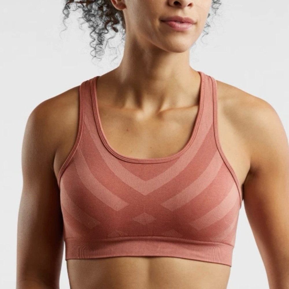 SOLD SmartWool Sports Bra Women's Size XS/S Pinkish Peach Racerback Merino Wool